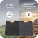 Shop BougeRV 100W 12V 9BB Portable Solar Panel | ISE192 Online