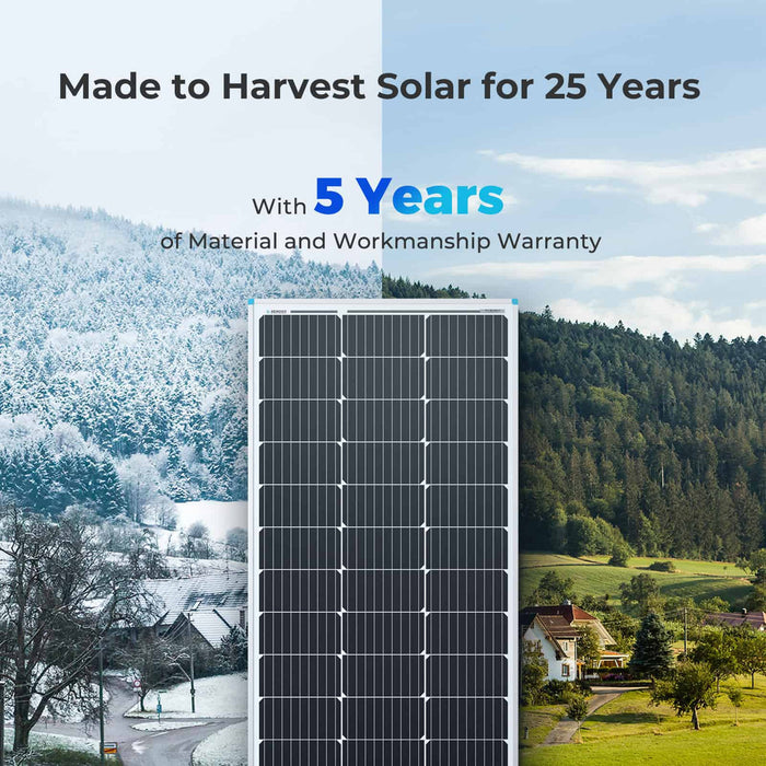 Renogy 100 Watt 12 Volt Monocrystalline Solar Panel (Compact Design) With Discount