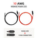 Buy BougeRV Solar Extension Cable with Extra Free Connectors (6FT 10AWG)