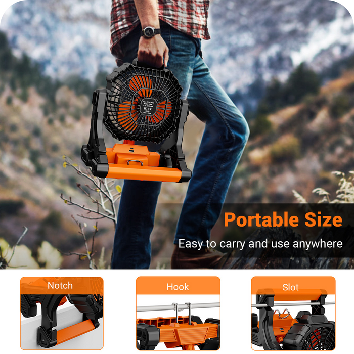 Renogy Dr.Prepare X25 Portable Camping Fan with LED Light With Discount