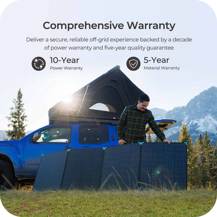 Explore Renogy 400W Lightweight Portable Solar Suitcase Features