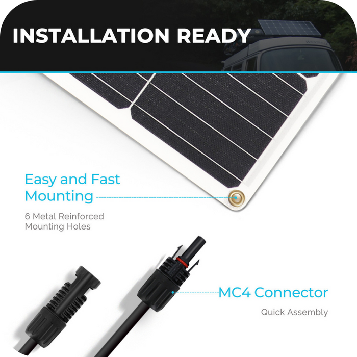 Renogy 175 Watt 12 Volt Flexible Monocrystalline Solar Panel With Discount