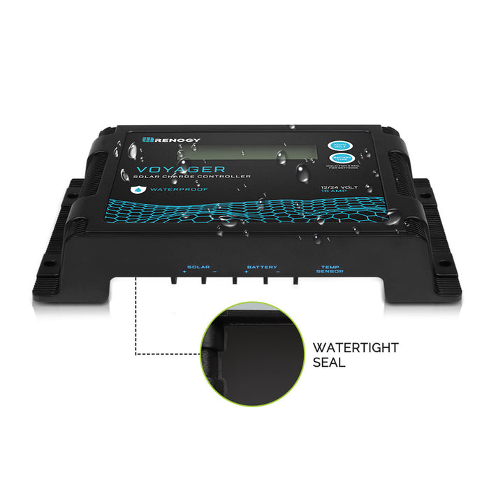 Shop Renogy New Edition Voyager 10A PWM Waterproof Solar Charge Controller Online