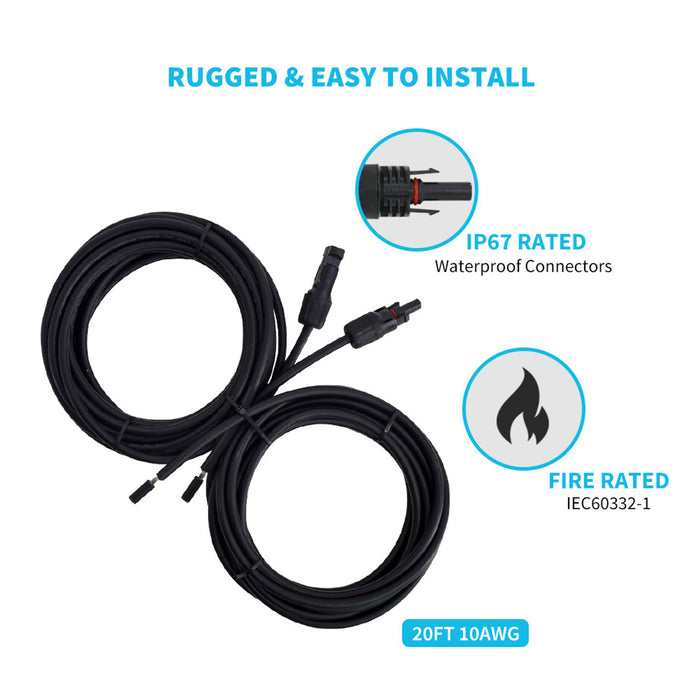 Shop Renogy Accessories and Cables Kit for 100/200/400 W module Online