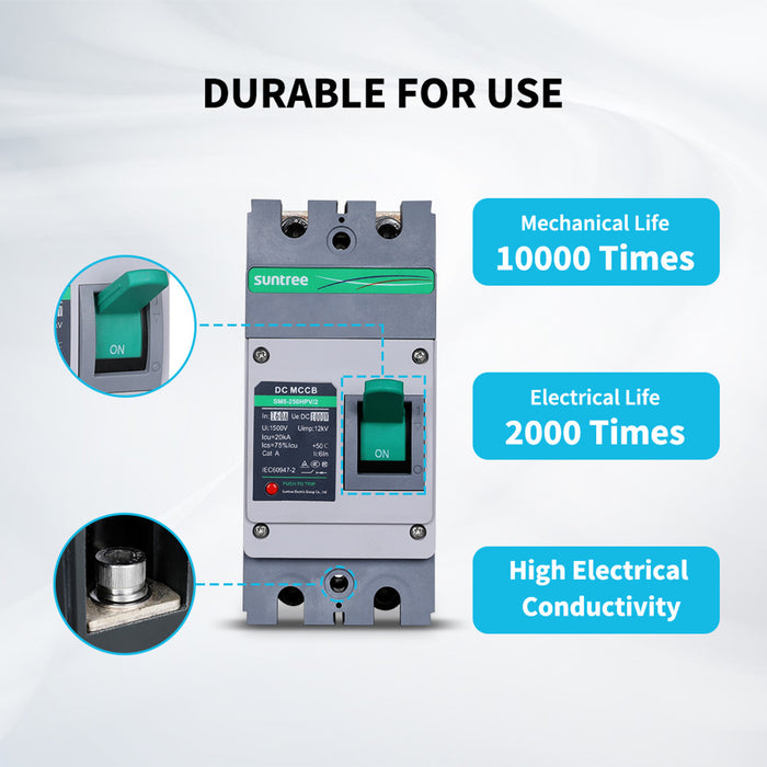 Best Price for Renogy 160A 2P DC Molded Case Circuit Breaker