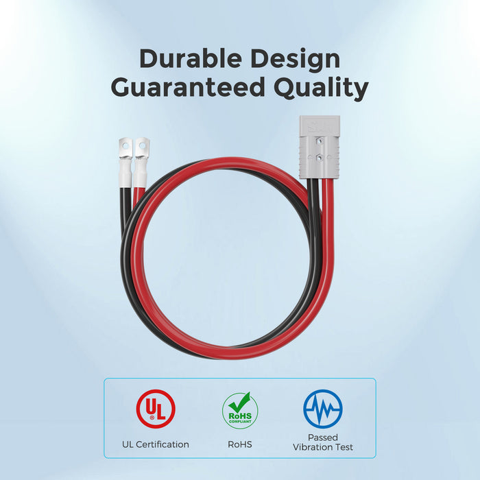 Best Price for Renogy 5FT 3/0AWG Anderson Adapter Cable（Anderson SB350 - Ring Lug）