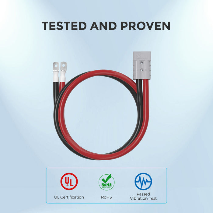 Best Price for Renogy 5FT 4/0AWG Anderson Adapter Cable（Anderson SB350 - 5/16 in Lugs）