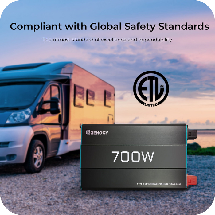 Shop Renogy 700W 12V Pure Sine Wave Inverter Online