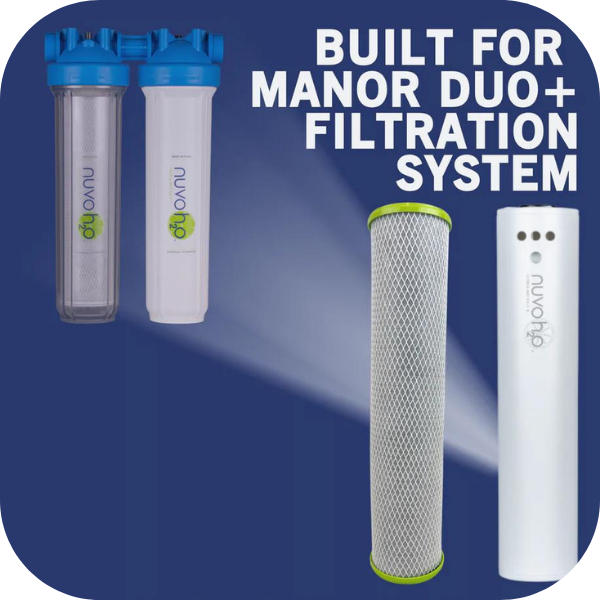 NuvoH2O Manor Duo System Cartridge and Taste Filter | 711153 Highlights