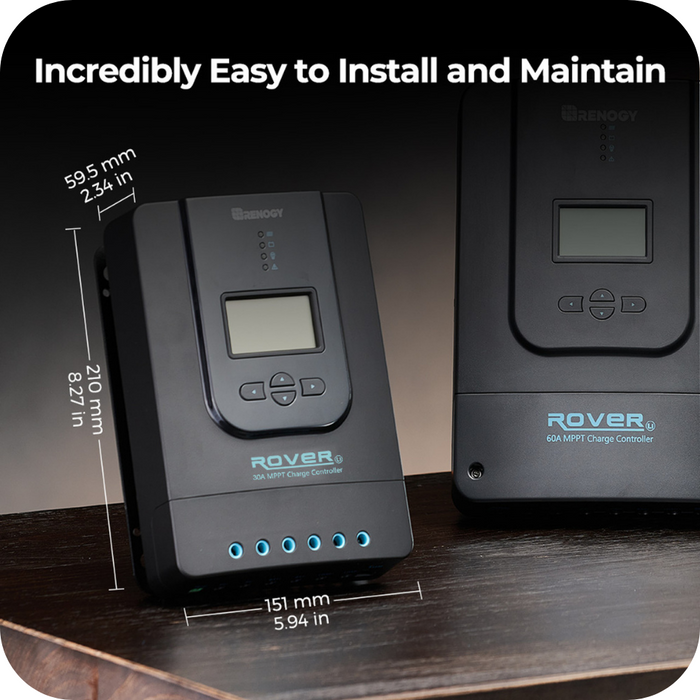Shop Renogy Rover Li 30 Amp MPPT Solar Charge Controller w/ Renogy ONE Core Online