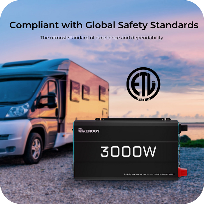 Best Price for Renogy 3000W 12V Pure Sine Wave Inverter