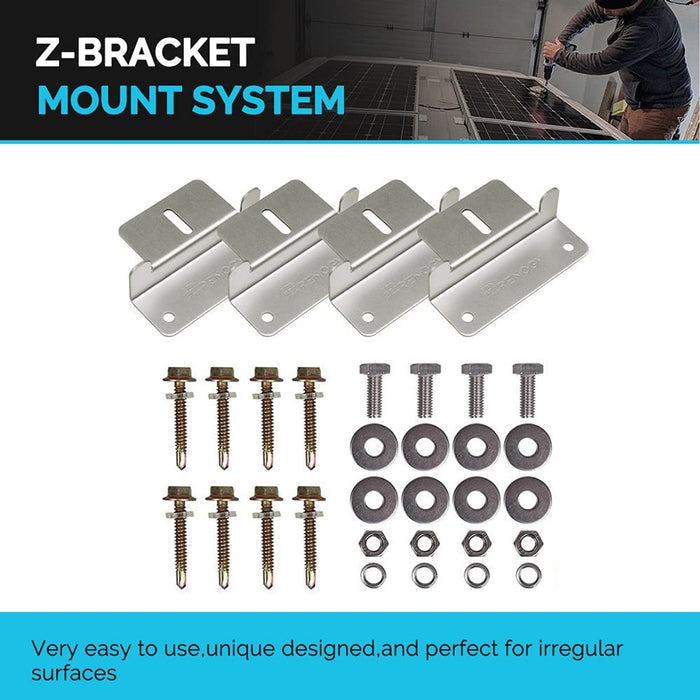 Renogy 100 Watt 12 Volt Solar Starter Kit with 20A/40A MPPT Charge Controller Product Image