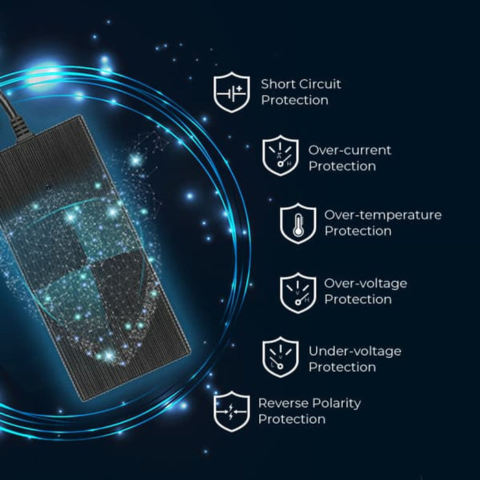 Renogy 24V 10A AC-to-DC LFP Portable Battery Charger Product Image