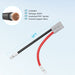 Renogy 5FT 3/0AWG Anderson Adapter Cable（Anderson SB350 - Ring Lug） Product Image