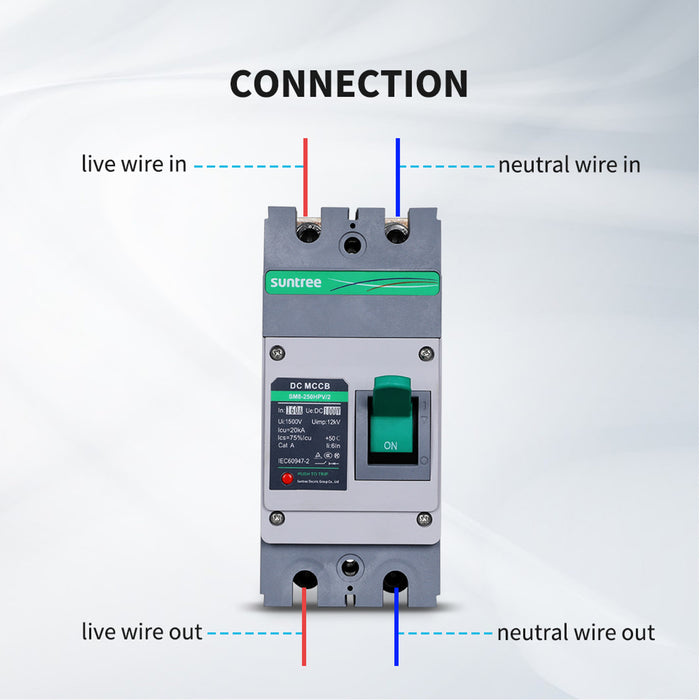 Renogy 160A 2P DC Molded Case Circuit Breaker Product Image