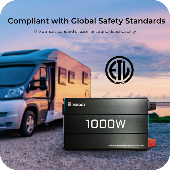 Best Price for Renogy 1000W 12V Pure Sine Wave Inverter