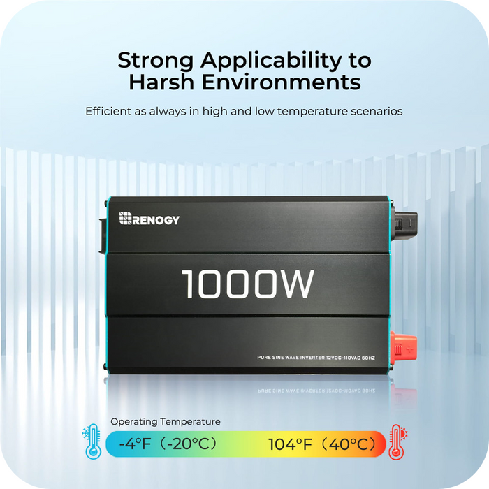 Renogy 1000W 12V Pure Sine Wave Inverter With Discount
