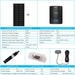 Renogy 600W 12V/24V Monocrystalline Solar Premium Kit w/Rover 60A Charger Controller Highlights