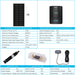 Renogy 800W 12V/24V Monocrystalline Solar Premium Kit w/Rover 60A Charger Controller Highlights