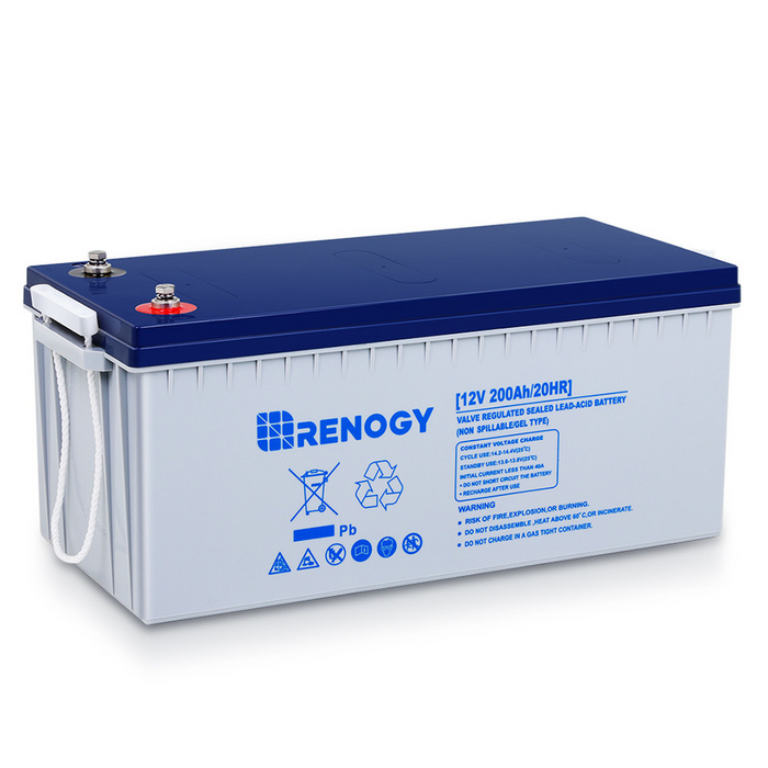 Buy Renogy Deep Cycle Hybrid GEL Battery 12 Volt 200Ah