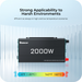 Renogy 2000W 12V Pure Sine Wave Inverter Product Image