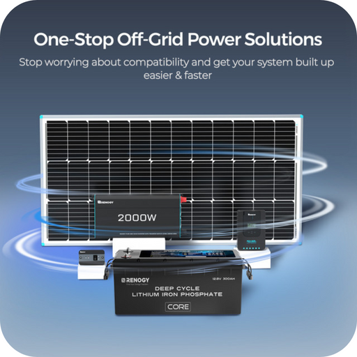 Buy Renogy 12V 300Ah Core Series Deep Cycle Lithium Iron Phosphate (LiFePO4) Battery w/Self-Heating (2pcs)