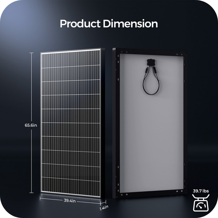 Renogy 4pcs 320 Watt Rigid Monocrystalline Solar Panel Available Now