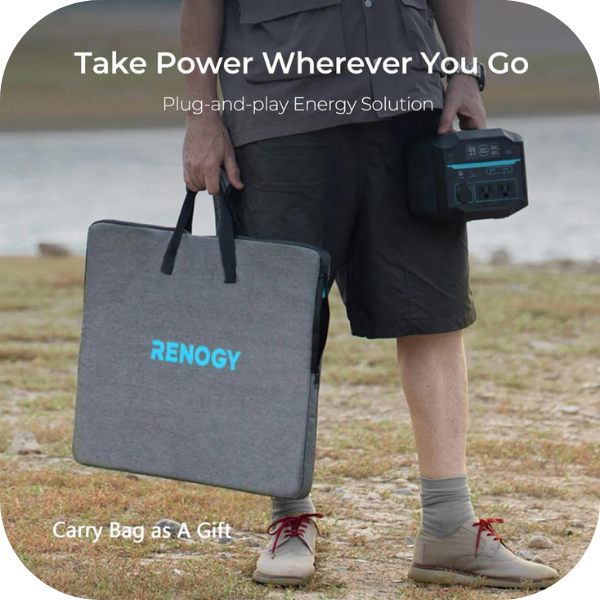 Renogy 200 223Wh / 200W Portable Power Station / Solar Generator Bundle Overview