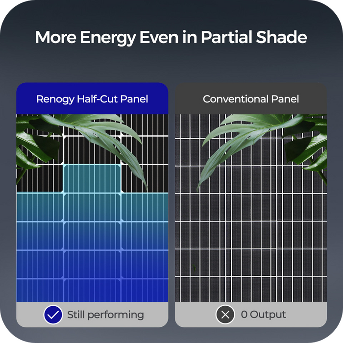 Renogy Bifacial 115 Watt 12 Volt Monocrystalline Solar Panel Product Image