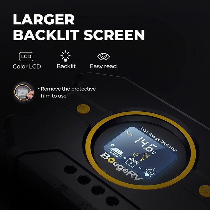 Shop BougeRV Li 30A PWM Solar Charge Controller 12V 24V | ISE136 Online