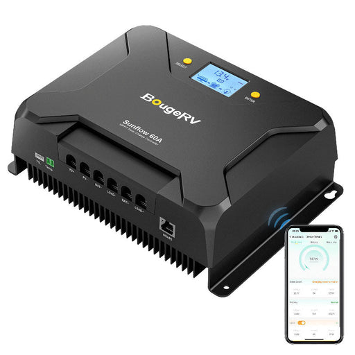 Purchase BougeRV Sunflow 60A MPPT Solar Charge Controller 12V/24V (New Arrival) | ISE219