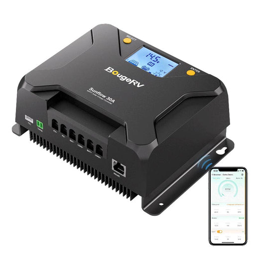 Purchase BougeRV Sunflow 30A MPPT Solar Charge Controller 12V/24V (New Arrival) | ISE217