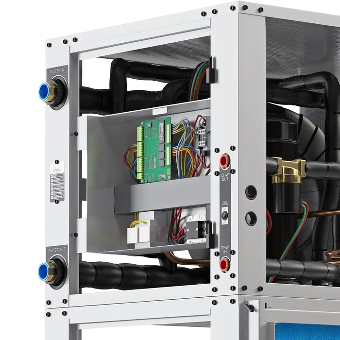 MRCOOL GeoCool 24K BTU, Downflow Two-Stage CuNi Coil Left w/Heater | GCHPD024TGTANDL Product Image