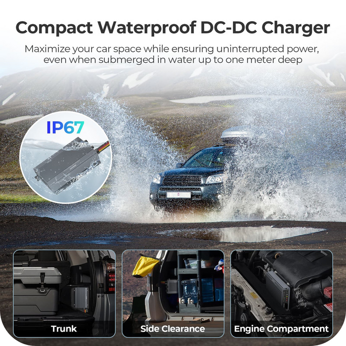 Renogy 12V/24V IP67 50A DC-DC Battery Charger with MPPT Available Now