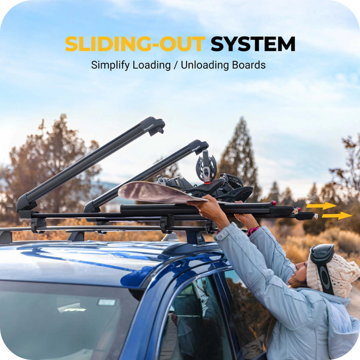 Shop BougeRV 28'' Ski & Snowboard Racks with Anti-Theft Lock | IRK023 Online