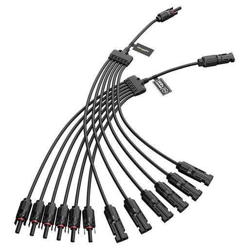 Buy BougeRV Solar Y Connector Solar Panel Parallel Connectors Extra Long 6 to 1 Cable | ISE156