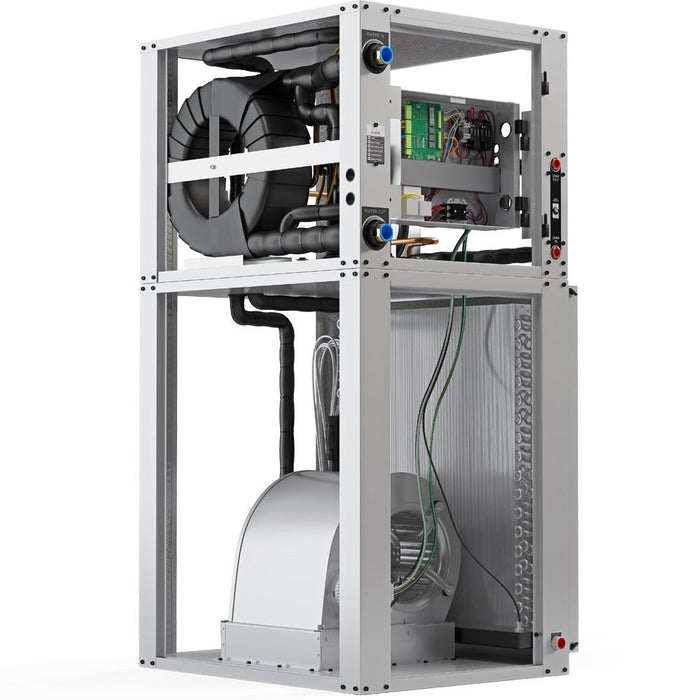 MRCOOL GeoCool 48K BTU, 4 Ton, Downflow Two-Stage CuNi Coil Left w/heater | GCHPD048TGTANDL Available Now