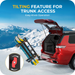 Shop BougeRV Hitch Ski Snowboard Rack with Security Lock(Fit for 2" Receiver) | IRK027 Online