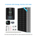 Renogy New 400 Watt 12 Volt Solar Premium Kit W/MPPT or REGO Solar Charge Controller Overview