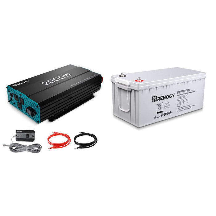 Explore Renogy 2000W 12V Pure Sine Wave Inverter Features