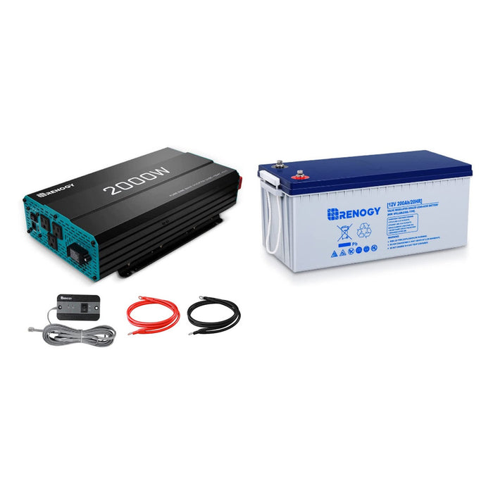 Renogy 2000W 12V Pure Sine Wave Inverter Limited Stock