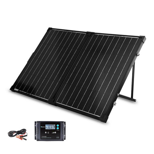 Buy Renogy 100 Watt 12 Volt Monocrystalline Foldable Solar Suitcase with Voyager