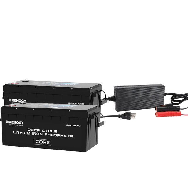 Renogy 12V 200Ah Core Series Deep Cycle Lithium Iron Phosphate (LiFePO4) Battery Details