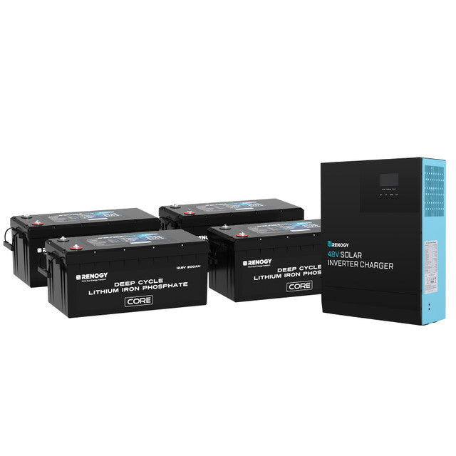 Renogy 12V 200Ah Core Series Deep Cycle Lithium Iron Phosphate (LiFePO4) Battery Overview