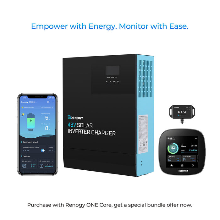 Renogy 48V 3500W Solar Inverter Charger Limited Stock