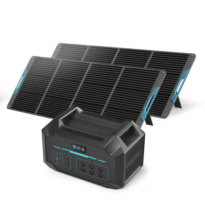 Renogy 1000Wh / 2100W LiFePO4 Portable Power Station / Solar Generator Bundle Free Delivery