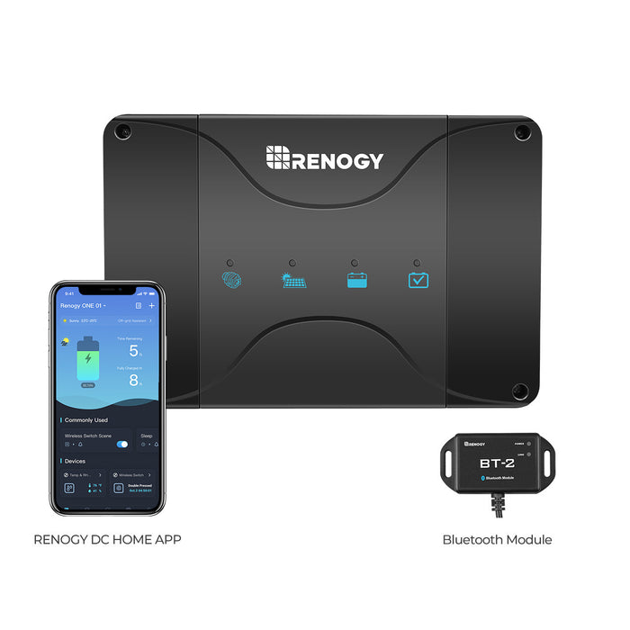 Renogy DCC30S 12V 30A Dual Input DC-DC On-Board Battery Charger with MPPT & Bluetooth