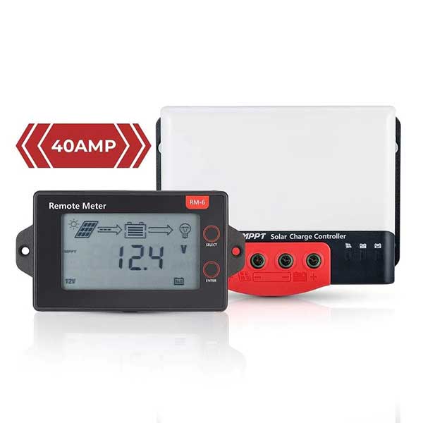 Purchase BougeRV MPPT Solar Charge Controller 40 Amp 12V/24V | ISE059