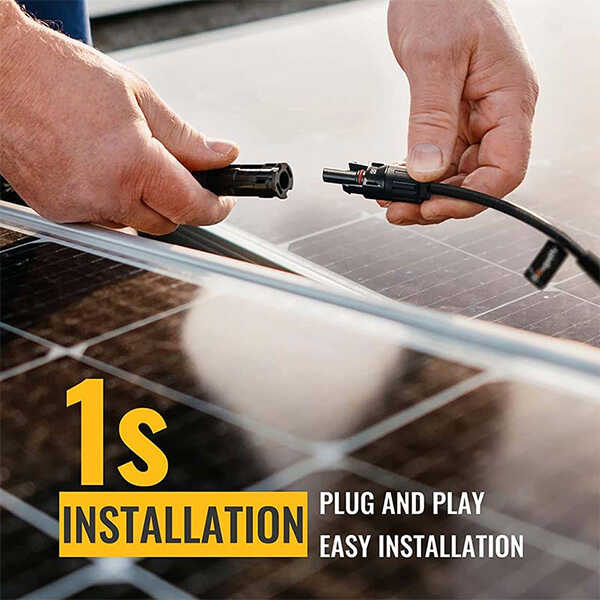 BougeRV Solar Y Connector Solar Panel Parallel Connectors Extra Long 5 to 1 Cable | ISE155 With Discount