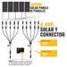 Shop BougeRV Solar Y Connector Solar Panel Parallel Connectors Extra Long 5 to 1 Cable | ISE155 Online